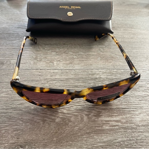 Angel Regal Cat Eye Brown Black Tortoise Sunglasses New - Picture 4 of 5